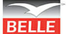 A logo with the word belle on it.